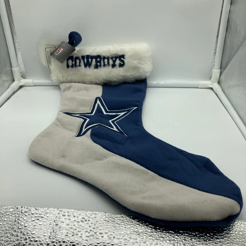 Dallas Cowboys NFL Holiday Christmas Stocking 17 Inches with tags Cover