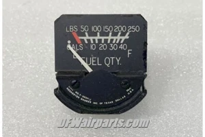 5-90341J, 6246-00227, Cessna Aircraft Fuel Quantity Cluster Gauge Indicator - Picture 1 of 2