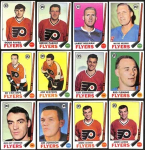 1969-70 Topps Hockey Philadelphia Flyers Complete Team Set (11/11) Cards 189197 - Bild 1 von 5