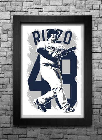 ANTHONY RIZZO art print/poster NEW YORK YANKEES FREE S&H! JERSEY Cover