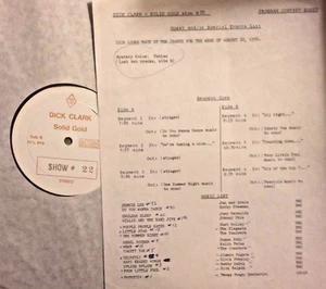 #22 DICK CLARK SOLID GOLD SHOW HITS FROM AUG '58: ELVIS, COASTERS, DUANE EDDY - Picture 1 of 1