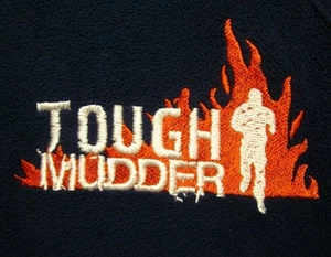 TOUGH MUDDER med hoodie athletic jacket 10K obstacle mud run race embroidery - Picture 1 of 2
