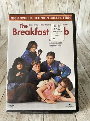 The Breakfast Club (DVD, 2003, Widescreen) New Factory Sealed - Image 1 of 3