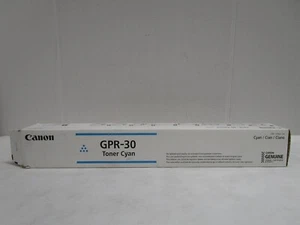 Cartouche de toner CANON GPR-30 2793B003 AC CYAN NEUVE BOÎTE OUVERTE VOIR PHOTOS - Photo 1/4
