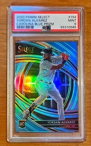 2020 Select Yordan Alvarez Rookie RC Carolina Blue SSP /35 Premier Level PSA 9 - Picture 1 of 2