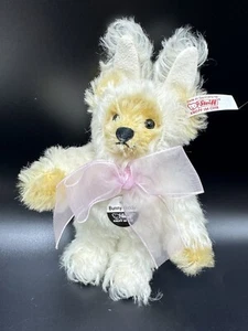 Steiff Teddybär Bunny 675997 14cm SELTEN nur 1500 St  Knopf mit Elefant TOP Hase - Bild 1 von 16