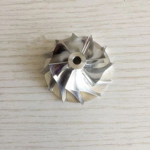 TD025 6T 6+6 cuchillas 29,07/39,98 mm rendimiento turbo compresor billet rueda - Imagen 1 de 3