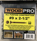 WoodPro Fasteners 2-1/2” Star Drive Tan 5-Pound Net Weight 5lbs For TREATED WOOD