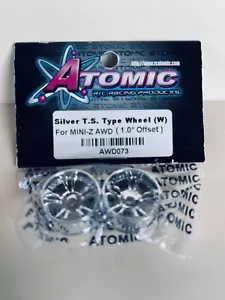Atomic Mini Z Silver T. S. Type Wheel (w) AWD (1.0*Offset) AWD073 - Picture 1 of 2