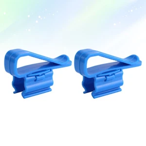 2 Pcs Pipe Holder Tube Clamp Water Fixing Bath Clamps Bundle Shaped Clip - Picture 1 of 12