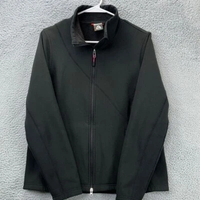 Nike ACG Fleece Jacket Womens Large Black Lined Full Zip Coat Pockets Vintage - Image 1 of 4