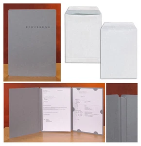 6 Dossier de Candidature PAGNA Sélectionnez / 3-teilig Avec En Gris + Enveloppes - Afbeelding 1 van 7