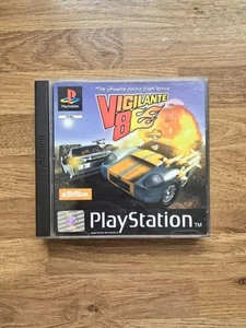 Vigilante 8 PS1 Juego PlayStation 1 CIB Etiqueta Negra Ultra Raro Retro UK PAL - Imagen 1 de 11