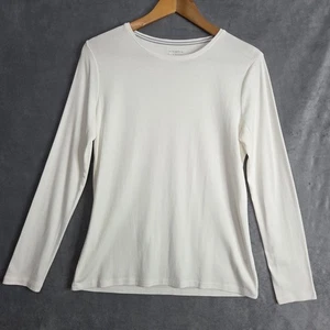 Talbots Long Sleeve Tee Pima Cotton Womens Shirt Basic Top classic wardrobe - Picture 1 of 9
