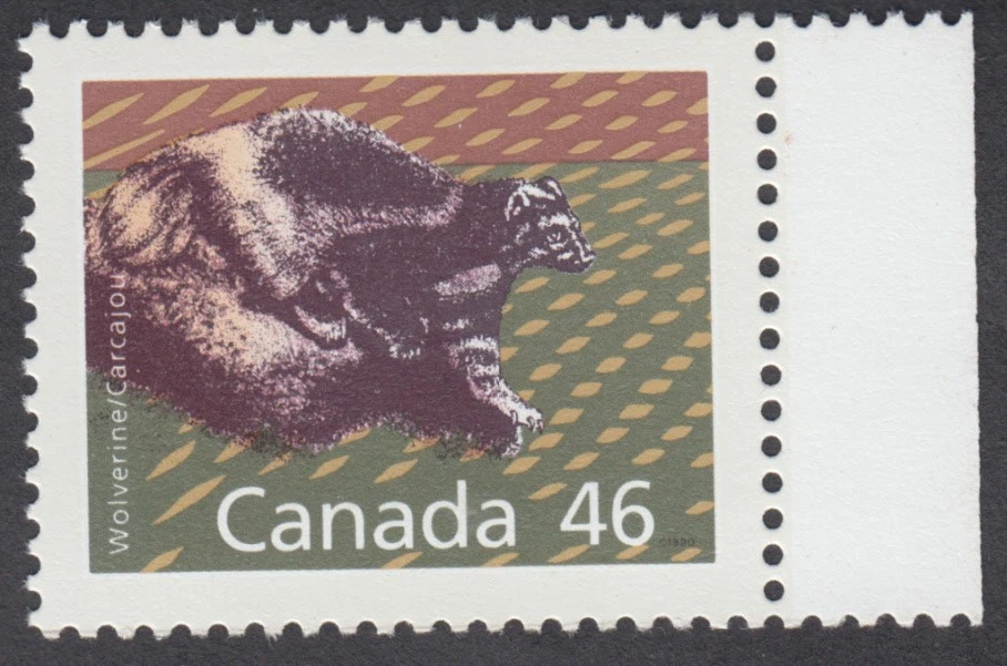 Canada - #1172c Wolverine Booklet Stamp Perf. 12.5x13.1 - MNH - Image 1 of 1