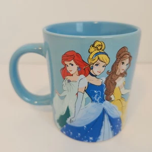 Disney 3 Princess 14oz Taza Azul Belle Ariel Cenicienta Cerámica Café Té  - Imagen 1 de 10