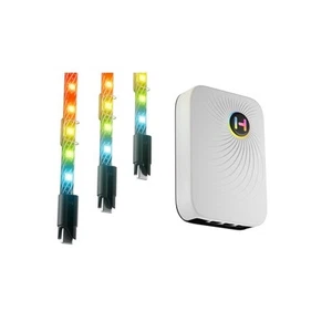 Hyte Ls10 Rgb Light Strips 330Mm Black 3 Pack Includes Nexus Link Primary Node - Afbeelding 1 van 1