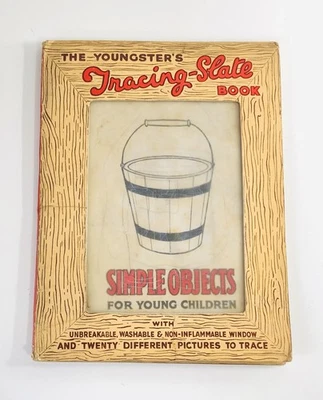 The Youngster's Tracing Slate Book, Simple Objects, Vintage Book by McCorquodale - Image 1 of 4