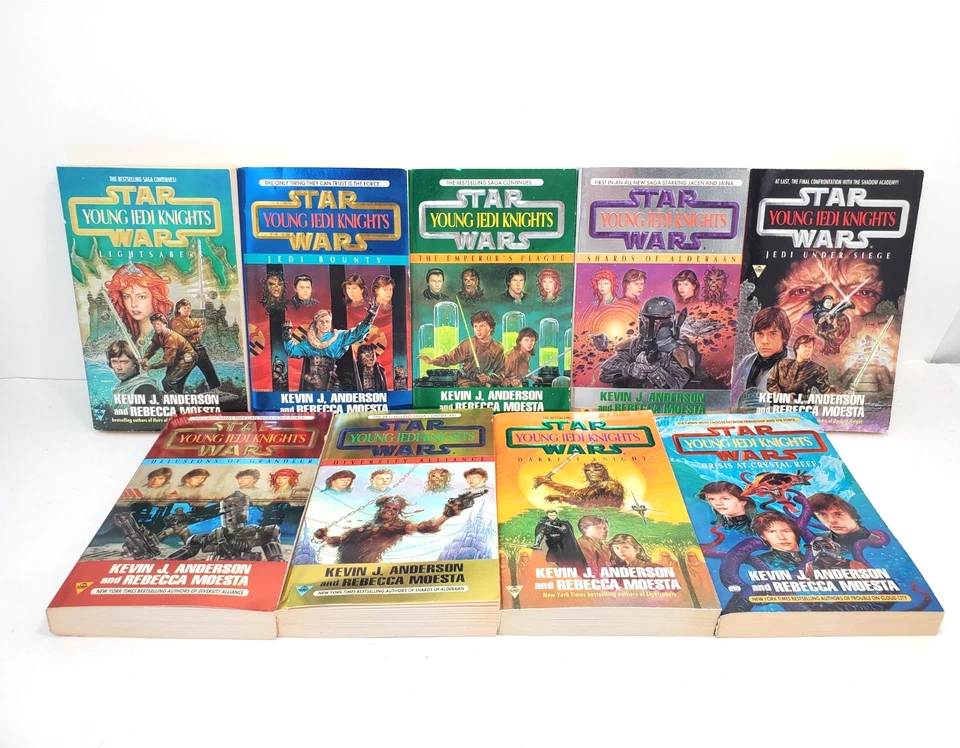 Star Wars Young Jedi Knights 1st Edition Set of 9 Paperback Books Boulevard Foto 1 de 4