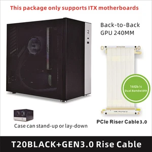 White Case 9L Compact PC Chassis Support Flex PSU/240mm GPU/100mm Cooler/180 Liq - Picture 1 of 20