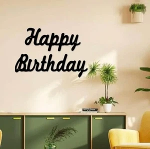Large Birthday Sign Cut Letters for Baby Shower Wedding Home Decor Gifts Ideas - Picture 1 of 9