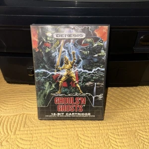 Ghouls 'n Ghosts (Sega Genesis) Original Cartridge & Box Only Tested! - Bild 1 von 14
