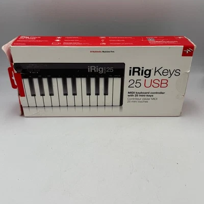 IK SE25 MIDI Keyboard Controller USB kabelgebunden 25 Mini Tasten tragbar schwarz - Bild 1 von 4