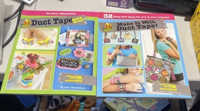 Make it with duct tape 32 easy day ideas and duct tape gone wild 2 books - Image 1 of 4