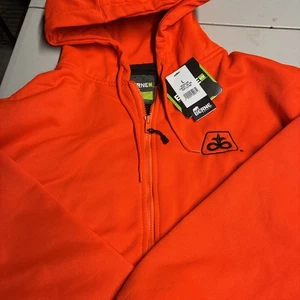 NWT Berne HV Hooded Jacket Lg 44-46 Workwear Free Shipping - Picture 1 of 7