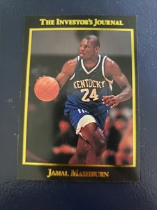 Jamal Mashburn Kentucky Investor's Journal Gold 1993 Double Name Strike ERROR - Picture 1 of 4