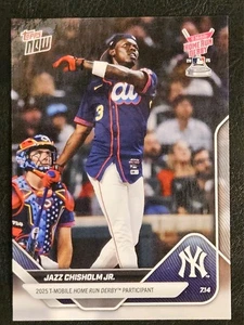 2025 Topps Now #HRD-6 Jazz Chisholm Jr Home Run Derby Participant - Picture 1 of 2