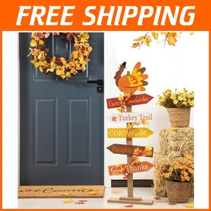 Erntedank Blumen Türkei Willkommen Schild - Bild 1 von 9