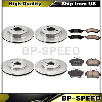 刹车片和转子适用于 2001 年福特野马 2003 福特野马 2004 福特野马 — 第 1/4 张图片