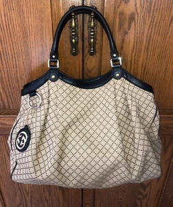 Gucci Sukey Authentic Canvas Tote - Picture 1 of 12