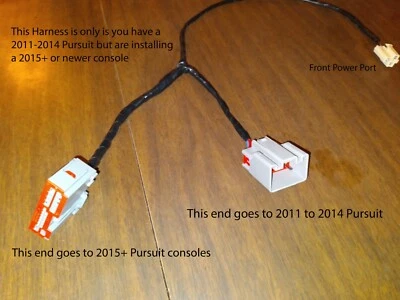 2011-2014 Dodge Charger Police to 2015+  Console Harness (special) - Image 1 of 2