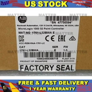 New Allen-Bradley 1761-L32BWA MicroLogix1000 32 Point Controller Free Shipping - Picture 1 of 4