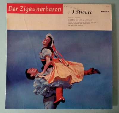 Johann Strauss - Der Zigeunerbaron: Auszüge - Dirigent: Anton Paulik - 10" Vinyl - Bild 1 von 2