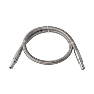 FITOK PTFE-Lined Stainless Steel Braided Hose 1/2 in Tube Adapter 36 in Long - Picture 1 of 4