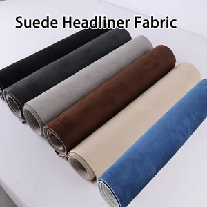 Suede Headliner Fabric with Foam Backing Material Upholstery Fabric By Yard 60"W - Picture 1 of 18