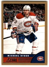 2013-14 Score Gold Michael Ryder #257 Montreal Canadiens