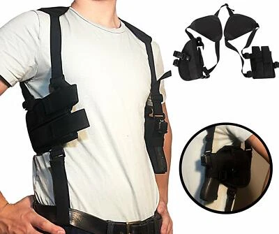 Tactical Concealed Carry Universal Shoulder Holster Adjustable Fit All Handguns - Image 1 of 4