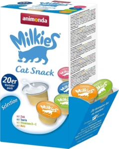 animonda Milkies Selection, Katzenmilch portioniert, 20 Cups à 15 g