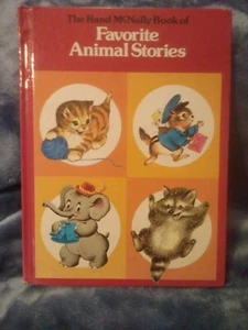 Vintage The Rand McNally Book of Favorite Animal Stories,1980 - Imagen 1 de 15