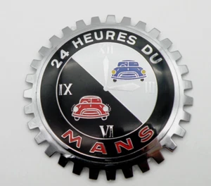 Le Mans 24 Hour Race Car Grille Badge Metal Emblem -NEW - Picture 1 of 11