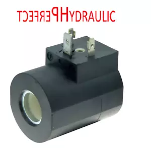 Bobina magnética imán Ø16mm 24 V CC voltios para válvulas hidráulicas y válvulas magnéticas - Imagen 1 de 2