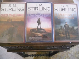 THE CHANGE: Vols. #1-3 Dies the Fire, S. M. Stirling, all SIGNED 1st prints HCDJ - Imagen 1 de 12