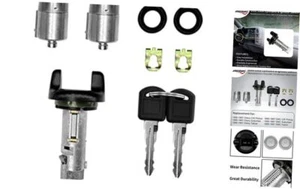 Ignition Switch Lock Cylinder & Door Lock Cylinders with Keys | Replacement - Picture 1 of 7