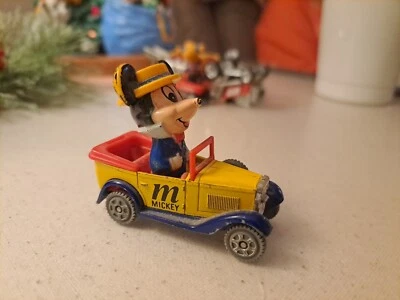 VINTAGE TOMY WALT DISNEY PRODUCTIONS MICKEY MOUSE IN DATSUN No.PD-5 - Image 1 of 4