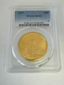 1927 $20 Gold St. Gaudens MS62 PCGS - Picture 1 of 3
