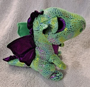 Ty Beanie Boos - CINDER the Green Dragon (6 Inch) MINT without TAGS VGPOC - Picture 1 of 8